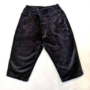 Une Haute Couture Navy Velvet Pants